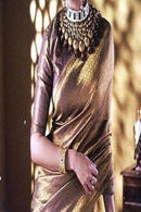 Startling Jacquard Golden Colour Online Saree SY 5538