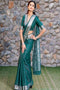 Extraordinary Dark Firozi Color Soft Silk Jacquard Saree SY 6643