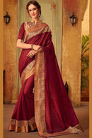 Eye Catching Maroon Color Soft Shining CRAZE4ZONEs SY 6644