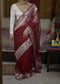 Engrossing Maroon Colored Soft Silk Jacquard Saree SY 5253