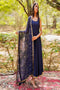 Pleasant Dark Blue Fancy Kurti For Girls