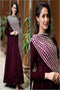 Traditional Maroon Color Cotton Salwar Suits