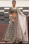 Wedding Wear Admirasle Grey Color Festival Wear Lehenga