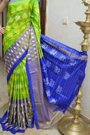 Unique Green / Purple Colored Soft Silk Ikat Saree SY 5419