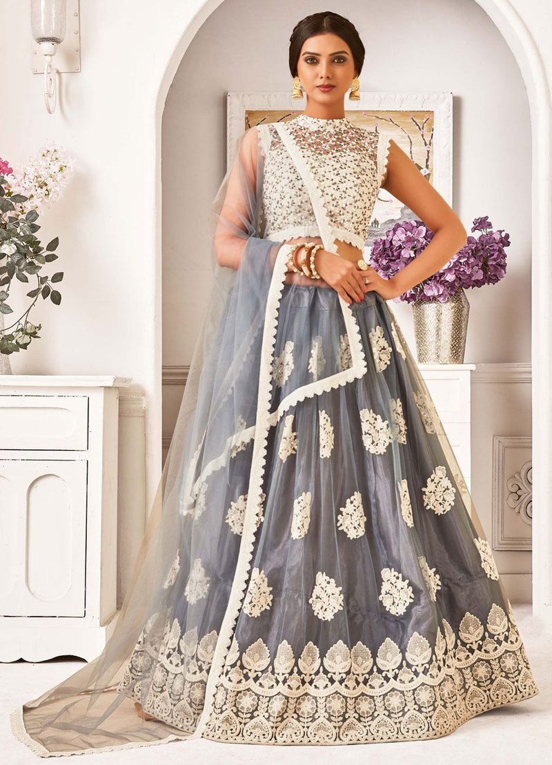 Silk Heavy Embroidered Lehenga Choli 2020