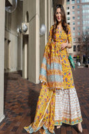 Floral Printed Latest Designer Multi Gown Dress