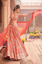 Mirror Pink Color Style Lehenga For 20 Year Girls