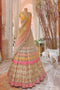 White 3 Color Embroidery Work Designer Lehenga Choli