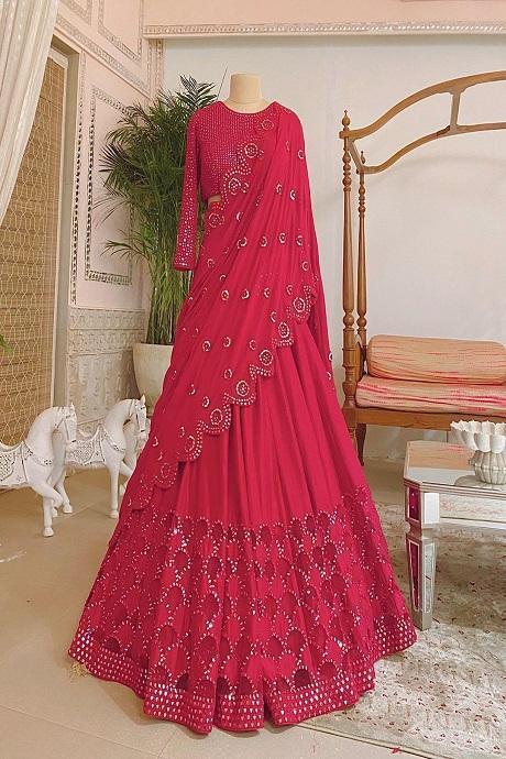 Rani Designer Lowest Price Lehenga Choli Online