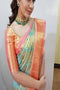 Elegance Multi Color Party Wear Soft Silk Jacquard  Saree SY 6563