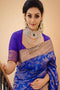 Designer Royal Blue colored Soft CRAZE4ZONE SY 6566