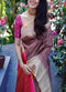 Glowing Magenta rani Colour Banarasi Pure Soft CRAZE4ZONE SY 5601