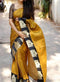 Superior Mustard Yellow Colour Banarasi Pure Soft Silk Jacquard Saree SY 5732