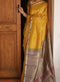 Vintage Mustard Yellow Colour Banarasi Pure Soft Saree SY 5722