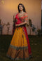 Beautiful Yellow Soft Butter Silk Lehenga Choli For Women