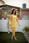 Yellow Color Mirror Party Wear Suits Designs