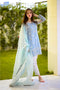 Sky Blue Color Mirror Salwar Suits