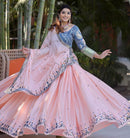 Butter Silk Heavy Embroidered Lehenga