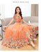 Digital Printed Gorgeous Kurti in Orange