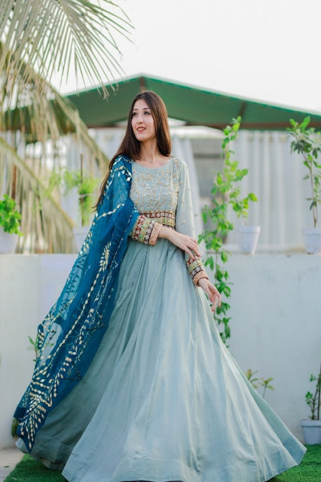 Heavy Designer Anarkali Gown For Women