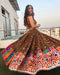 Glamorous Look Navaratri Special Butter Silk Digital Print Designer Lehenga Choli