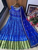 Heavy Taffeta Silk Designer Anarkali Gown