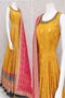 Pure Printed Designer Yellow Gown For Party Wear