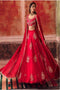 Red Color Function Wear Embroidered Lehenga Choli