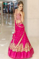 Pure Silk Heavy Coding Party Wear Lehenga Choli