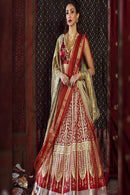 Silk Heavy Embroidered Red Lehenga Choli 2022