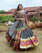 Stylish Butter Silk And Digital Print Colourful Lehenga For Girls