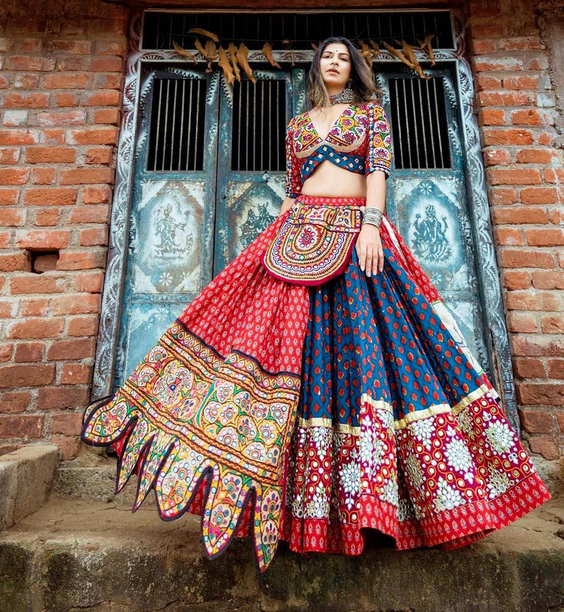 Multi Color Designer Fancy Digital Printed Lehenga Choli Set