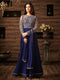 Navy Blue Color Beautiful Designer Party wear Gown