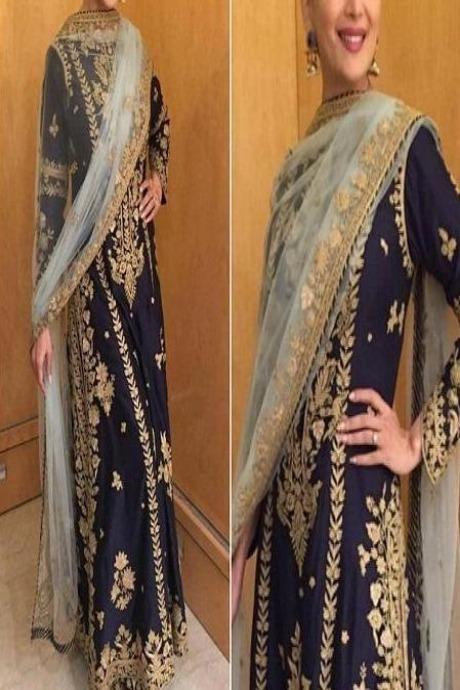 Navy Blue Color Designer Salwar For Women