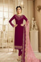 Rani Colored Festival Wear Pure Georgette Salwar Kamezz