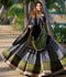 Women's Black Soft Butter Silk Digital Print Lehenga Choli