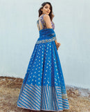 Purple Color Party Wear Lehenga