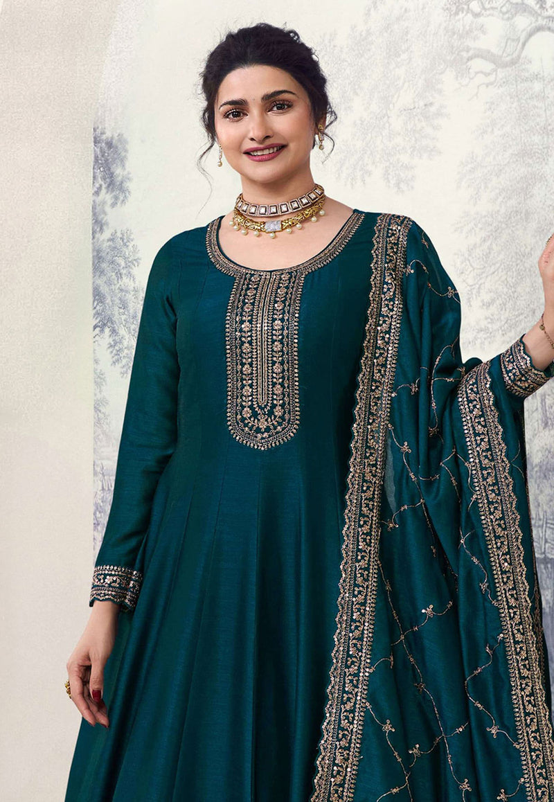 Grand Heavy Ethnic Gown with Exquisite Detailing and Rich Traditional Work for Women