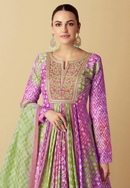 Luxurious Heavy Ethnic Wedding Gown with Stunning Craft and Traditional Design for Women