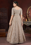 Richly Detailed Heavy Ethnic Wedding Gown with Elegant Craftsmanship for Brides For Women