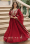 Simple yet Elegant Heavy Ethnic Gown with Intricate Work For Women