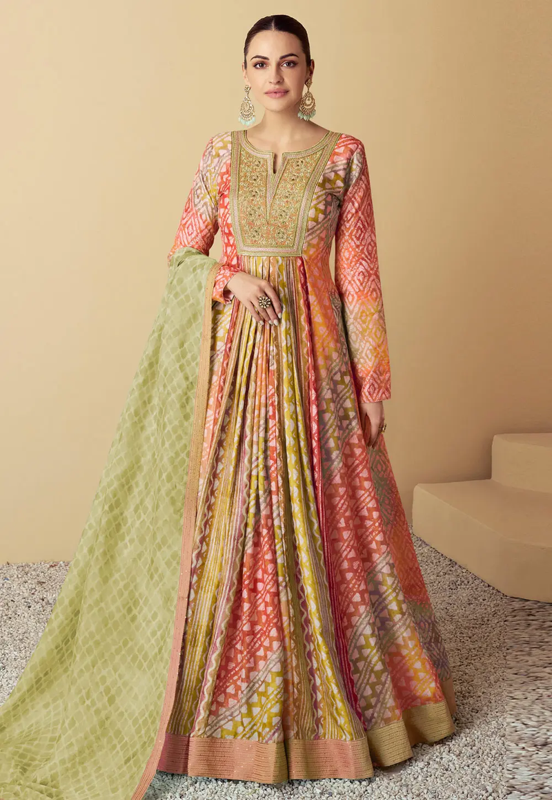 Premium Bridal Wedding Gown with Luxe Heavy Work and Rich Ethnic Embellishments For Women