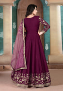 Opulent Wedding Gown with Rich Heavy Embroidery and Traditional Bridal Detailing For Women