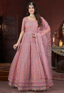 Timeless Heavy Wedding Gown with Intricate Ethnic Embroidery and Luxe Finish for Women