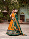 WEDDING SPECIAL MULTICOLOUR COTTON KUTCHI PATCHWORK LEHENGA CHOLI WITH DUPATTA SET FOR WOMEN