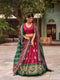 WEDDING SPECIAL MULTICOLOUR COTTON KUTCHI PATCHWORK LEHENGA CHOLI WITH DUPATTA SET FOR WOMEN