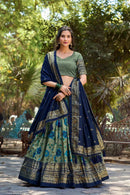 WEDDING SPECIAL MULTICOLOUR COTTON KUTCHI PATCHWORK LEHENGA CHOLI WITH DUPATTA SET FOR WOMEN