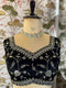 Precious Black Indian Wedding Lehenga Choli in Jalppari Silk With Sequence Embroidery For Women