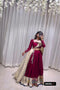 Glamorous Rayon Bridal Lehenga Choli In Wine With Dupatta Price