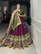 WEDDING SPECIAL MULTICOLOUR COTTON KUTCHI PATCHWORK LEHENGA CHOLI WITH DUPATTA SET FOR WOMEN